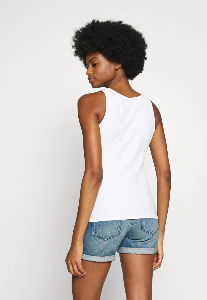 T-Shirt ANNA FIELD Anna Field Top Blanche Femme | EQQ-8899809